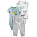 Carter's - 3-Piece Little Character Baby Set Blue Dino - Multi-Color  Image 1