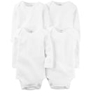 Carter's - 4Pk Long sleeve Baby Bodysuit - White Image 1