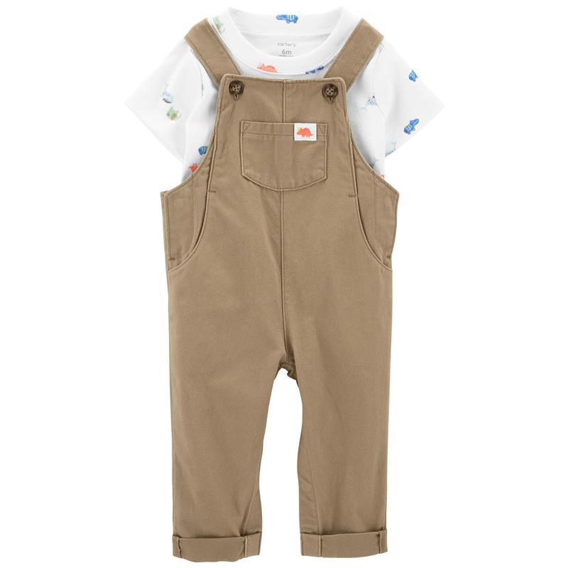 Carters - Baby Boy 2Pk Bodysuit & Overall Set Image 1