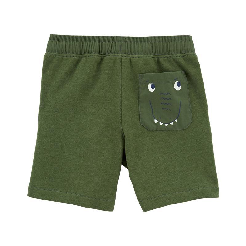 Carters - Baby Boy Pull-On Active Shorts, Green Image 2