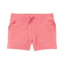 Carters - Baby Girl Pink Pull-On French Terry Shorts Image 1