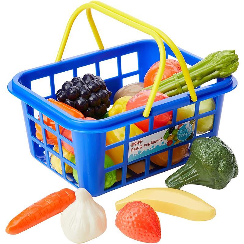 Casdon - Toy Basket with Fruits & Vegetables Image 9