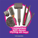 Casdon - Ultimate Styling Case with LightUp Mirror, Style Book, and Hair Accessories. Playset for Children Aged 3 plus Image 5