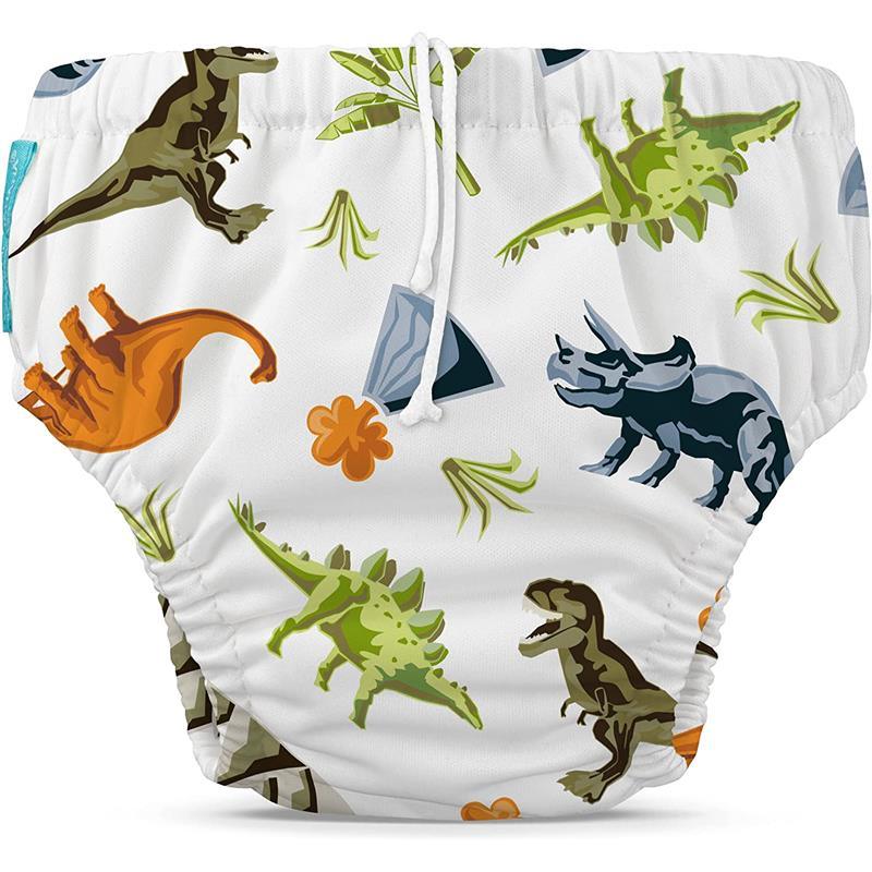 Charlie Banana - Dinosaurs Reusable Swim Diaper with Adjustable Drawstring Image 1