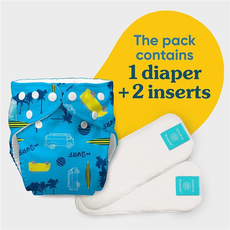 Charlie Banana - Malibu Baby Washable and Reusable Cloth Diapers Image 2