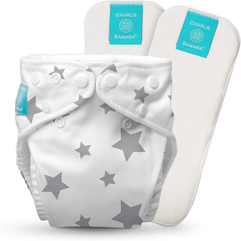 Charlie Banana - Twinkle Little Stars Baby Washable and Reusable Cloth Diapers Image 1