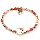 Charm It! - Gold Hello Kitty Stretch Bead Bracelet Image 1