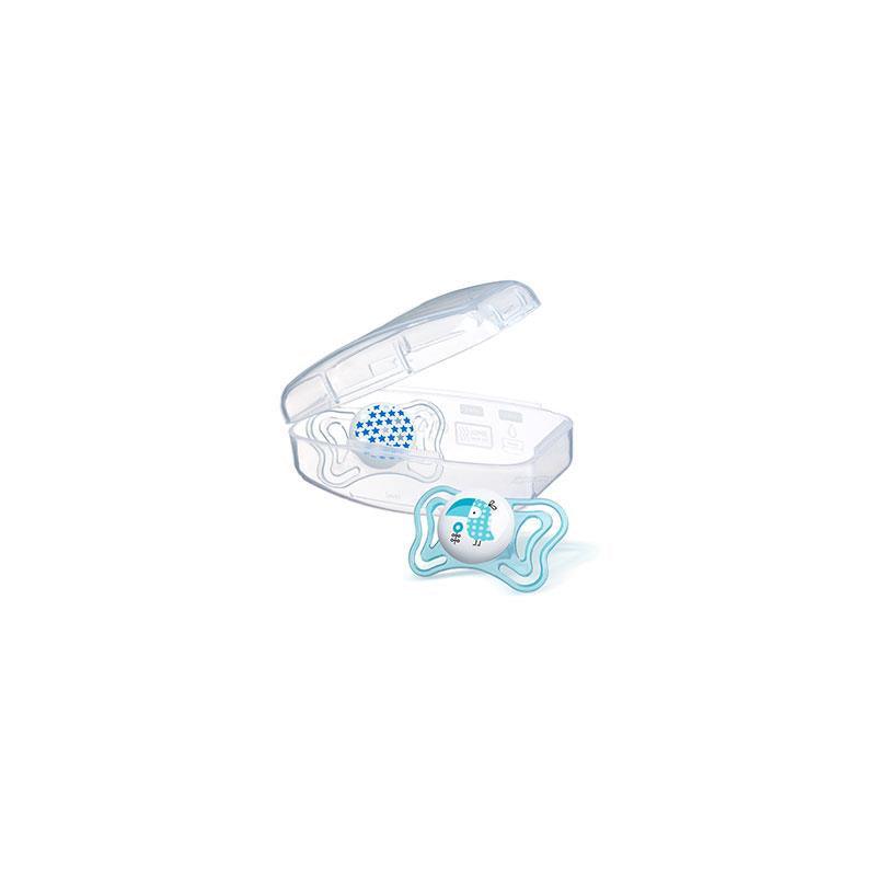 Chicco - 2 Pk Physioforma Light Day & Night Orthodontic Pacifier Teal, 0/6M Image 9