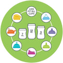 Chicco - 2Pk Insulated Rim Spout Trainer Sippy Cup 9Oz. Blue/Teal Ombre Image 8