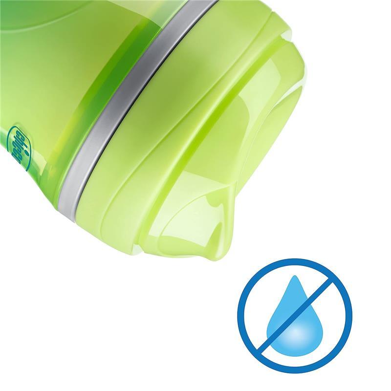 Chicco - 2Pk Insulated Rim Spout Trainer Sippy Cup 9Oz. Green/Teal Ombre Image 3