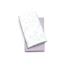 Chicco - 2Pk Lullago Bassinet Sheets, Lavender Triangle Image 1
