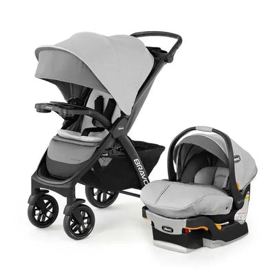 Chicco - Bravo LE Trio Travel System, Driftwood Image 1
