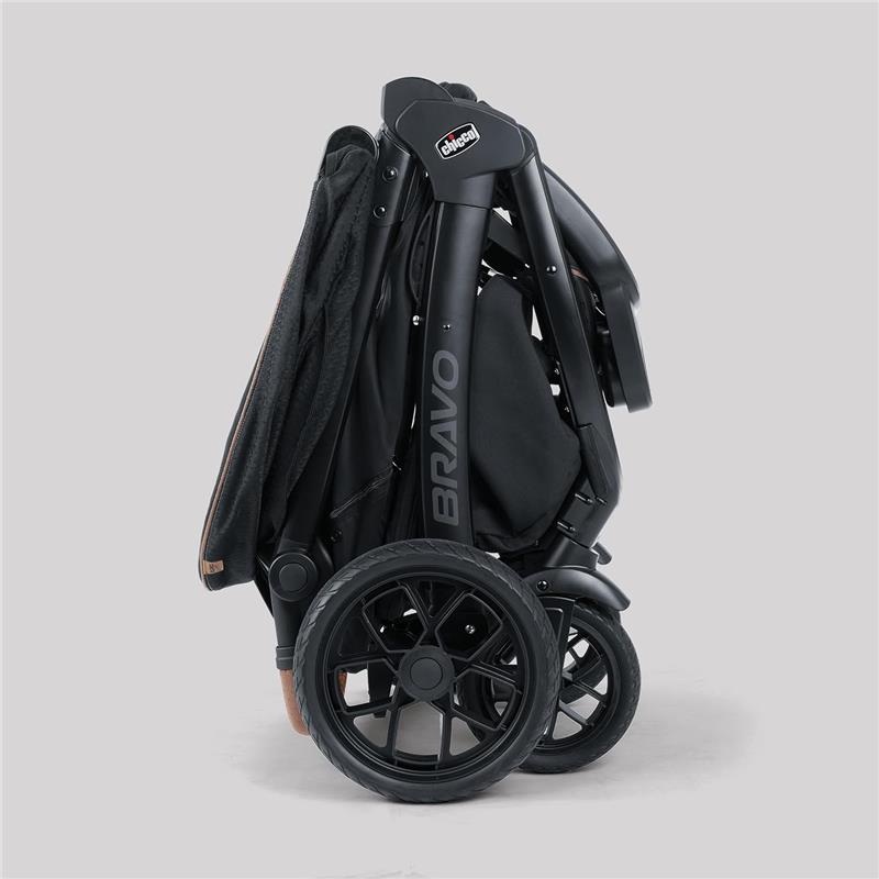 Chicco - Bravo Primo ClearTex Trio Travel System, Somerset/Black Image 5