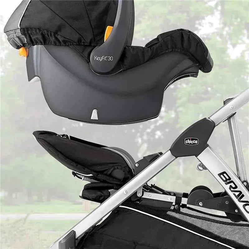 chicco keyfit 2 stroller Chicco BravoFor2 Standing/Sitting Double Stroller, Iron