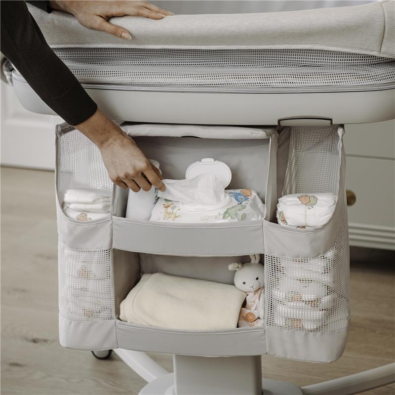 Chicco Close to You 3-in-1 Bassinet, Bedside Sleeper and Changing Table with Storage Organizer, Dove Image 9