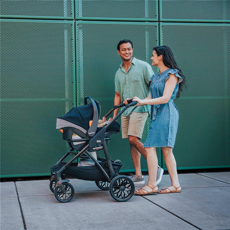 Chicco Corso LE ClearTex Modular Travel System with Corso LE Stroller & KeyFit Max ClearTex Infant Car Seat and Base, Canyon Image 16