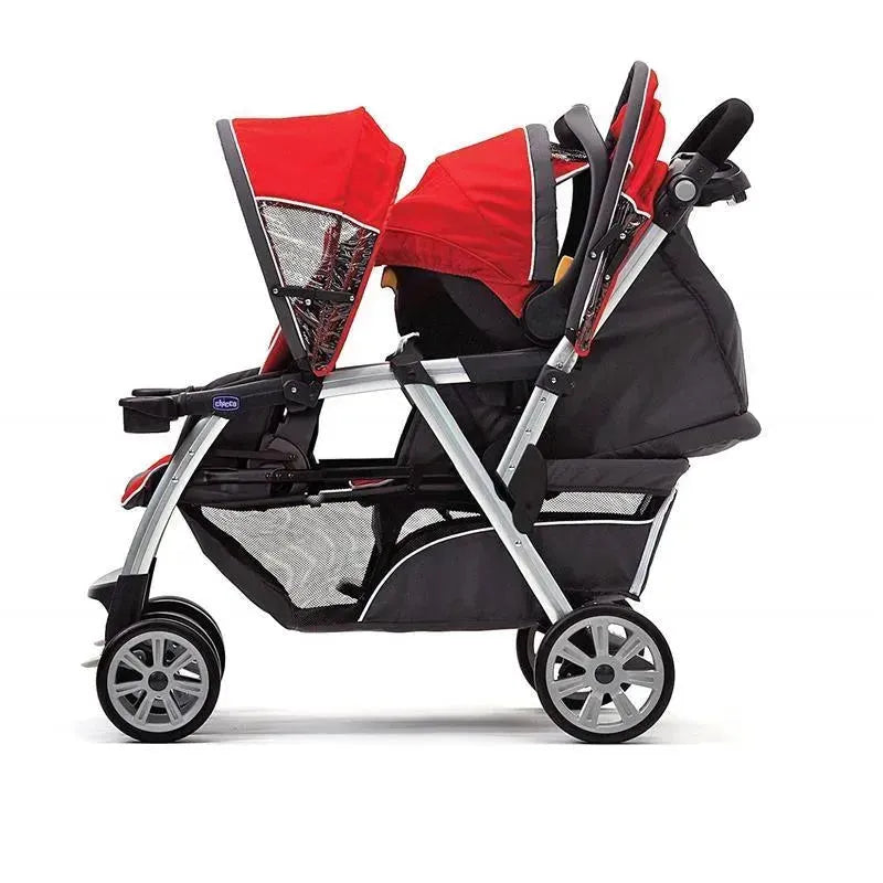 double jogging stroller chicco car seat Chicco Cortina Together Double Stroller, Minerale