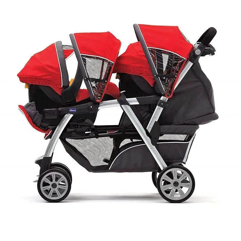 chicco fit2 double stroller Chicco Cortina Together Double Stroller, Minerale