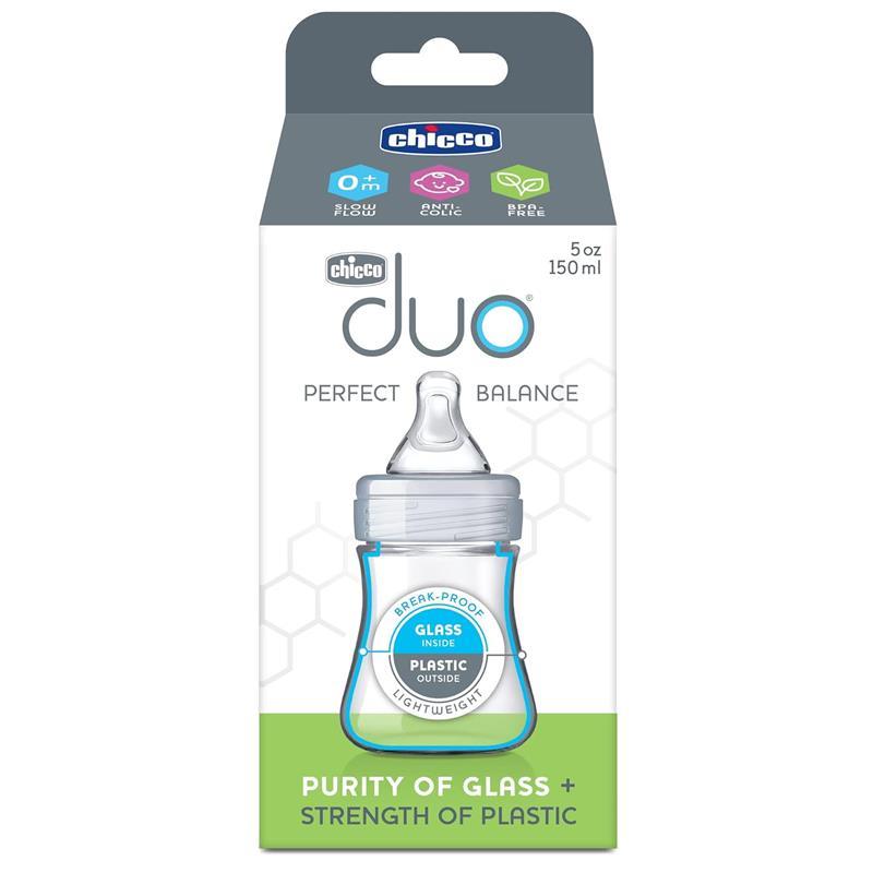 Chicco - Duo 5Oz Hybrid Baby Bottle, Grey Image 3