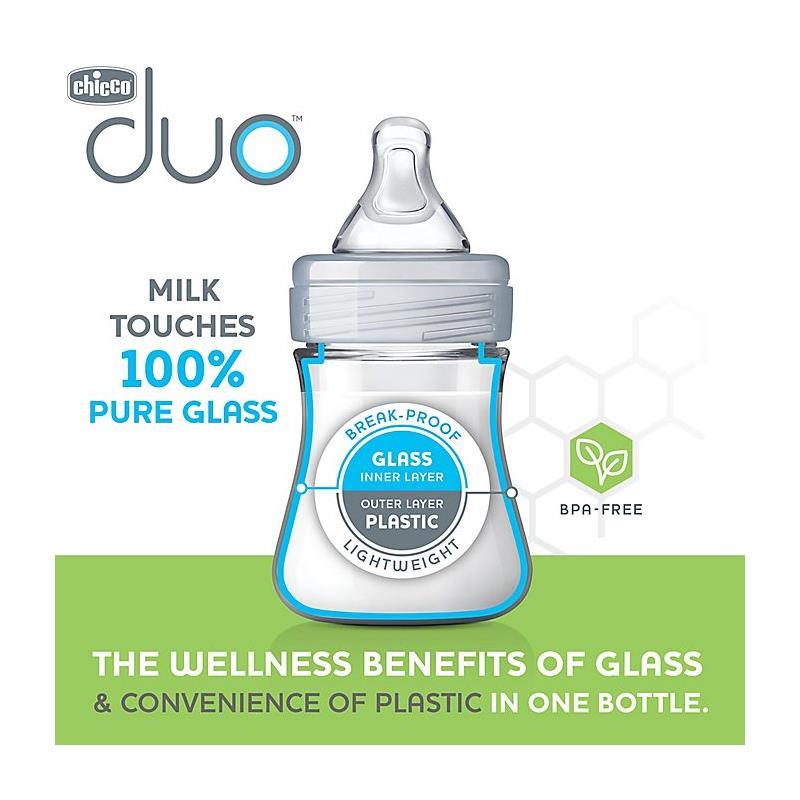 Chicco - Duo 5Oz 2Pk Hybrid Baby Bottles  Image 9