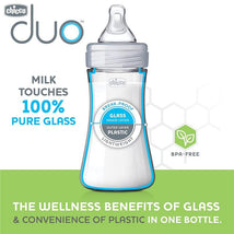 Chicco - Duo 9 Oz. Baby Bottle 2-Pack, Neutral Image 3