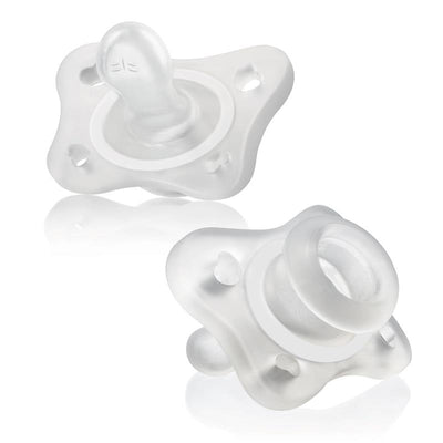 Chicco Feeding - Physioforma Mini Orthodontic Pacifier 2Pk, Clear  Image 1