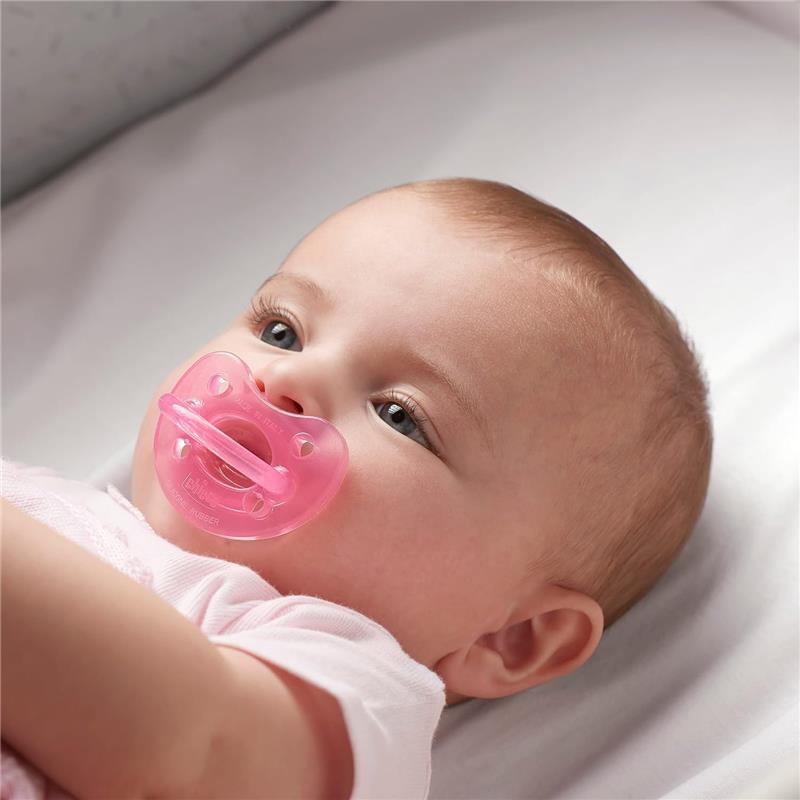 Chicco Feeding - Physioforma Orthodontic Silicone Pacifier Pink 6-16M, 2Pk Image 3