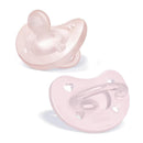 Chicco Feeding - Physioforma Orthodontic Silicone Pacifier Soft Pink 0-6M, 2Pk Image 1