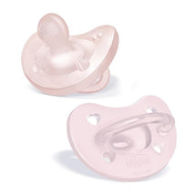 Chicco Feeding - Physioforma Orthodontic Silicone Pacifier Soft Pink 0-6M, 2Pk Image 1