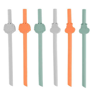 Chicco Feeding - Silicone Straws Variety Pack (6Pcs) Image 1