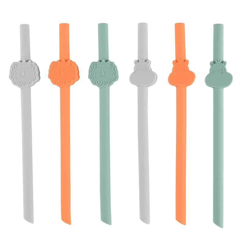 Chicco Feeding - Silicone Straws Variety Pack (6Pcs) Image 1