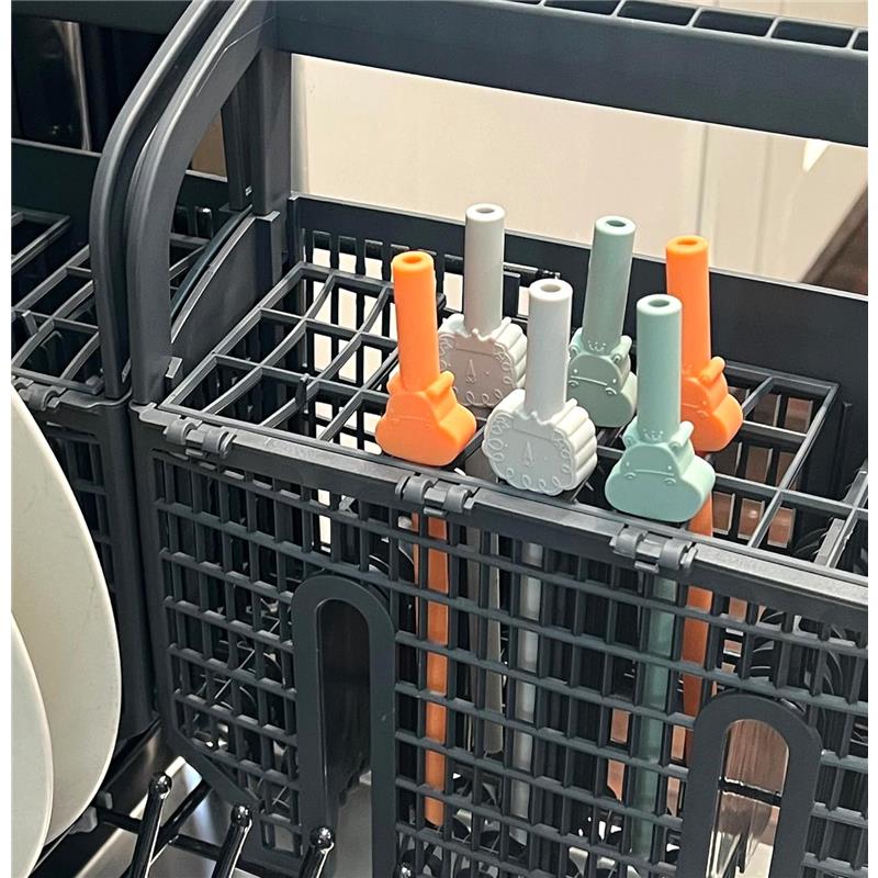 Chicco Feeding - Silicone Straws Variety Pack (6Pcs) Image 5