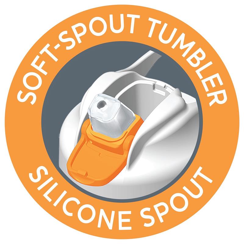 Chicco Feeding - Soft Spout Tumbler 12Oz. 18M+, Pink Image 8