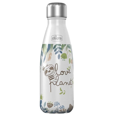 Chicco - Feeding Stainless Steel Insulated Water Bottle 12Oz Sloth Image 1