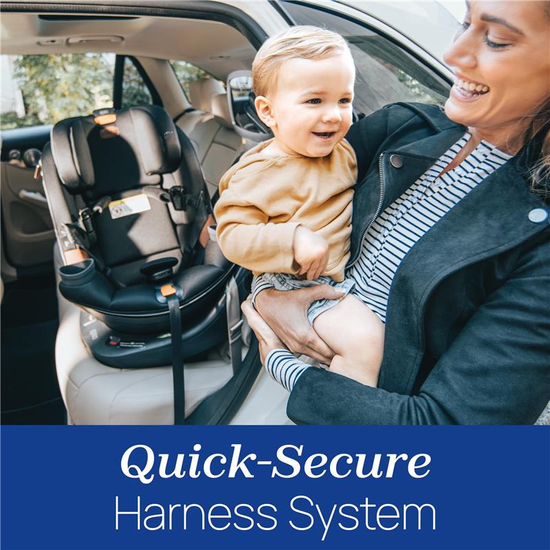 Chicco Fit360 Zip ClearTex Rotating Convertible Car Seat, Jet Image 3