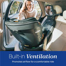 Chicco Fit360 Zip ClearTex Rotating Convertible Car Seat, Jet Image 7