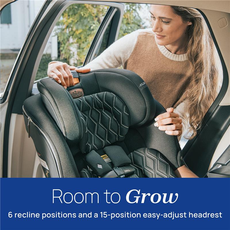 Chicco Fit360 Zip ClearTex Rotating Convertible Car Seat, Jet Image 9