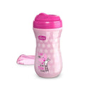 Chicco Glow In Dark Insulated Rim Spout Trainer Cup 9Oz, Pink, 12M+ Pink Image 1