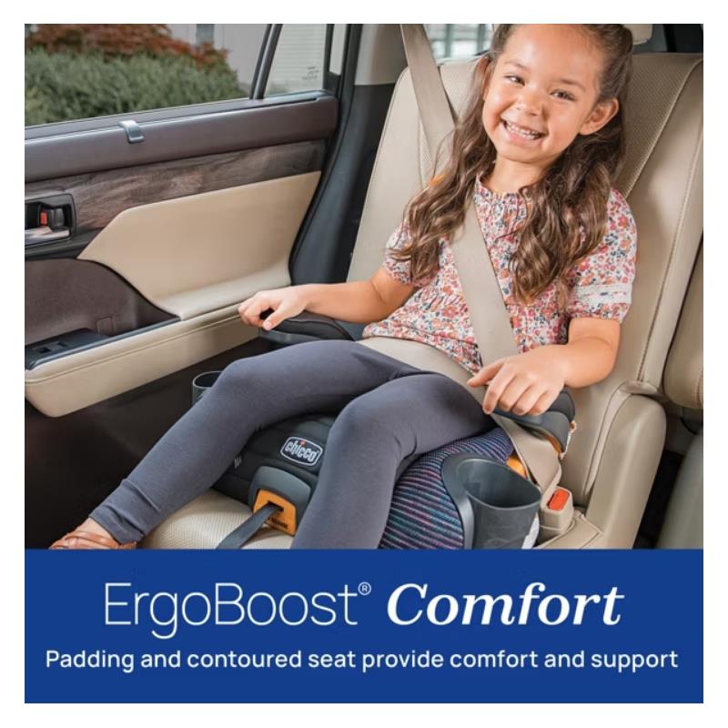 Chicco - GoFit ClearTex Plus Backless Booster Car Seat, Static Image 3
