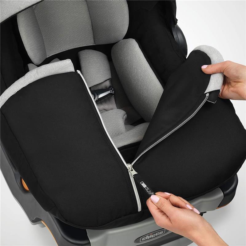 Chicco KeyFit 30 Zip Infant Car Seat - Black Image 8