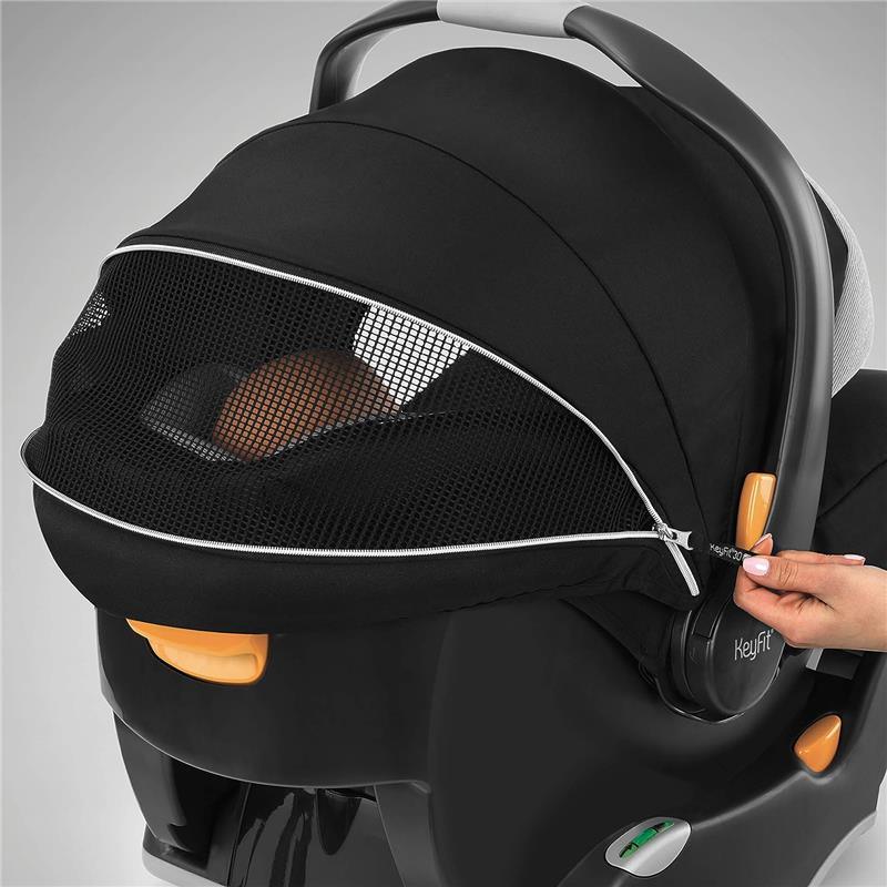 Chicco KeyFit 30 Zip Infant Car Seat - Black Image 9