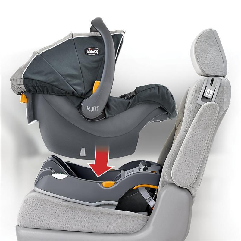 Chicco KeyFit and KeyFit 30 Infant Car Seat Base, Black/Grey Image 7