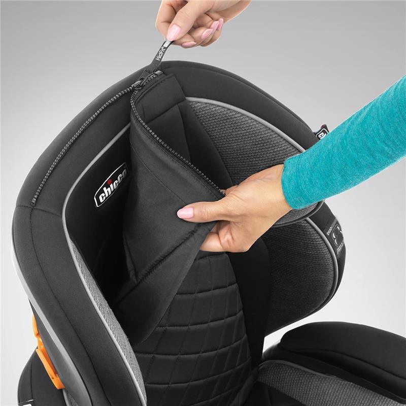 Chicco - KidFit Zip Plus 2-in-1 Belt Positioning Booster Car Seat, Seascape Image 2