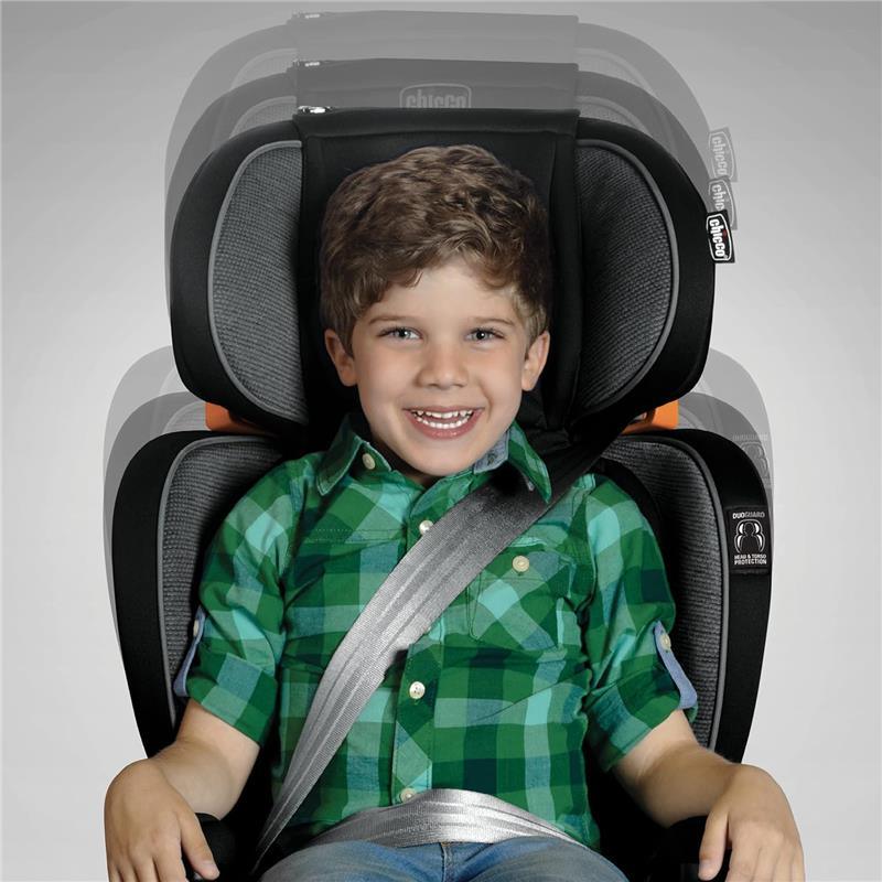 Chicco - KidFit Zip Plus 2-in-1 Belt Positioning Booster Car Seat, Seascape Image 4