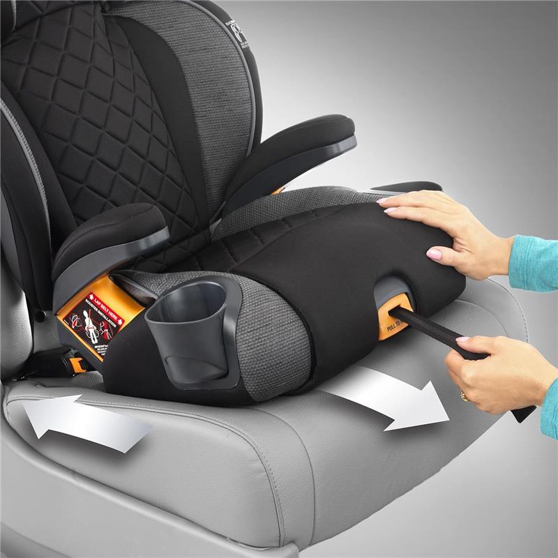 Chicco - KidFit Zip Plus 2-in-1 Belt Positioning Booster Car Seat, Seascape Image 5