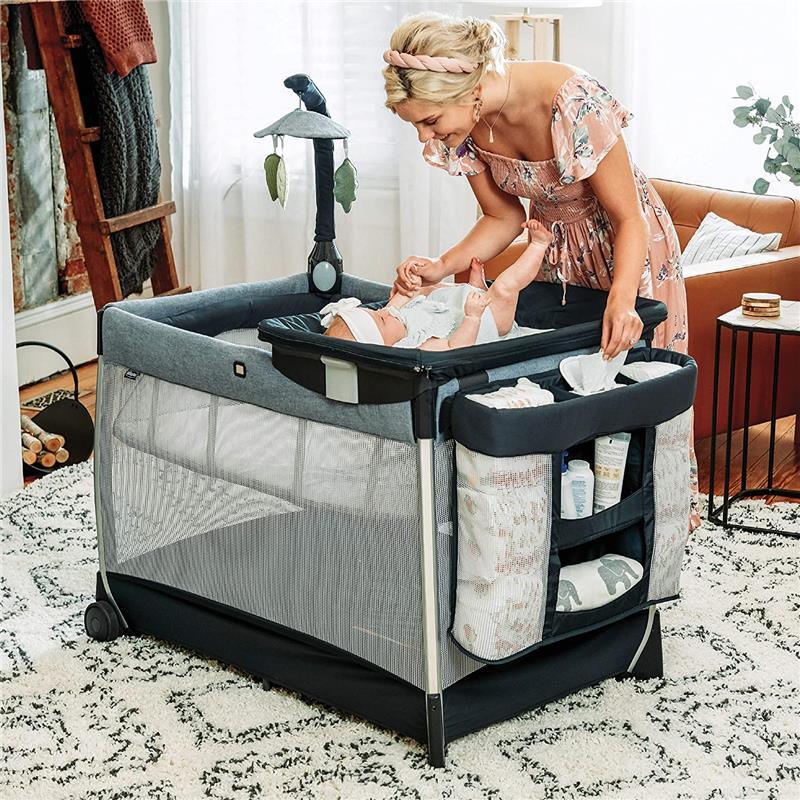 Chicco Lullaby Primo Organic All-In-One Portable Playard, Portable Crib - Lakeshore Image 15