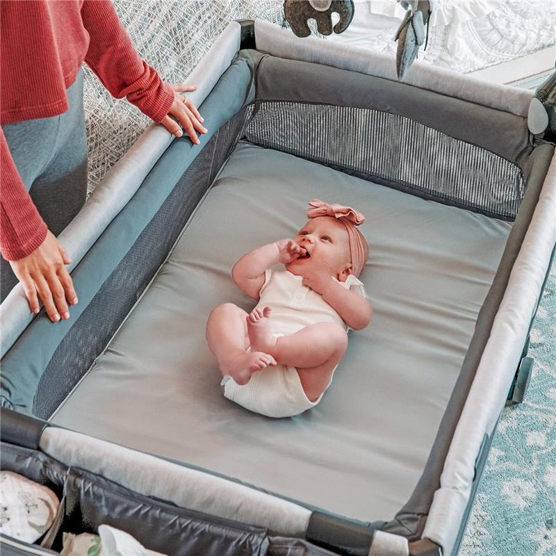 Chicco - Lullaby Zip All-in-One Portable Playard, Driftwood/Grey Image 10
