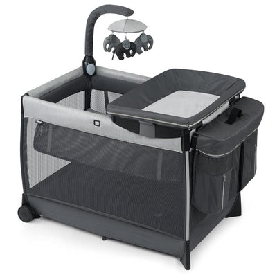 Chicco - Lullaby Zip All-in-One Portable Playard, Driftwood/Grey Image 1