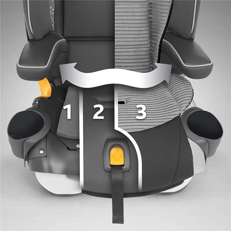 Chicco Myfit Zip Air Harness+Booster Car Seat, Q Collection
