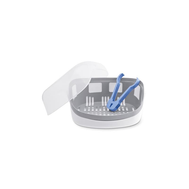 Chicco NaturalFit Microwave Steam Sterilizer, Gray Image 2